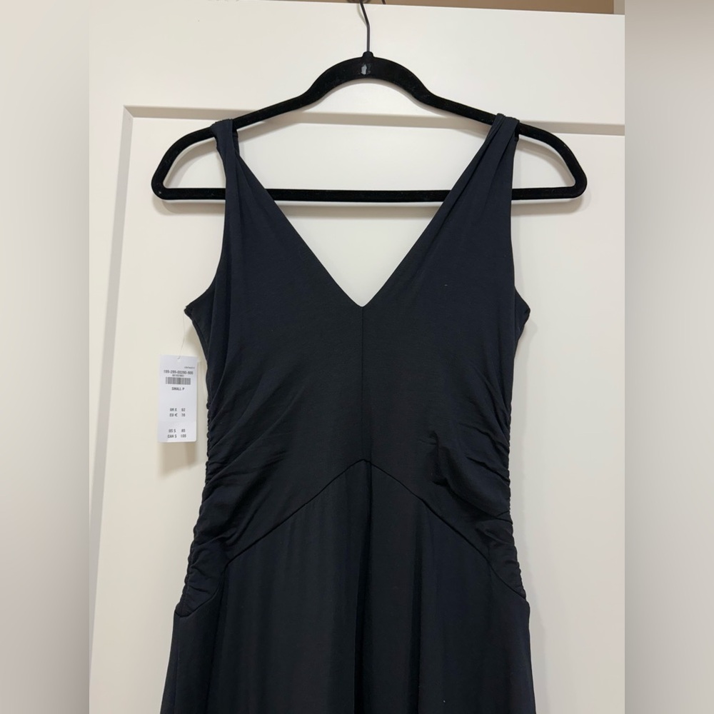 Abercrombie & Fitch Women's Bra-Free Ruched Knit Midi Dress Size Small Petite - Picture 9 of 10